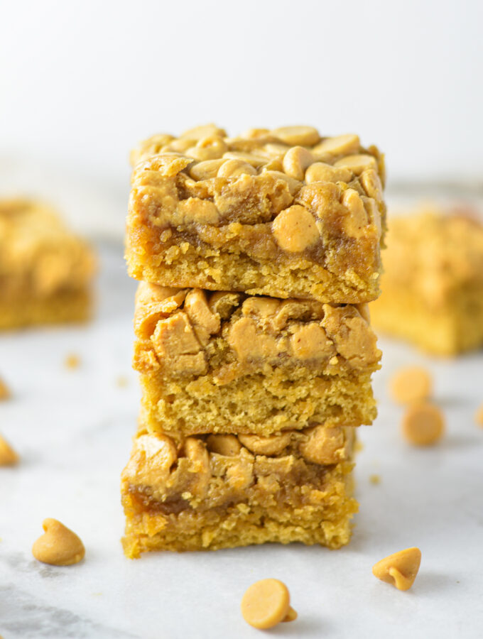 Brown Butter Peanut Butter Blondies