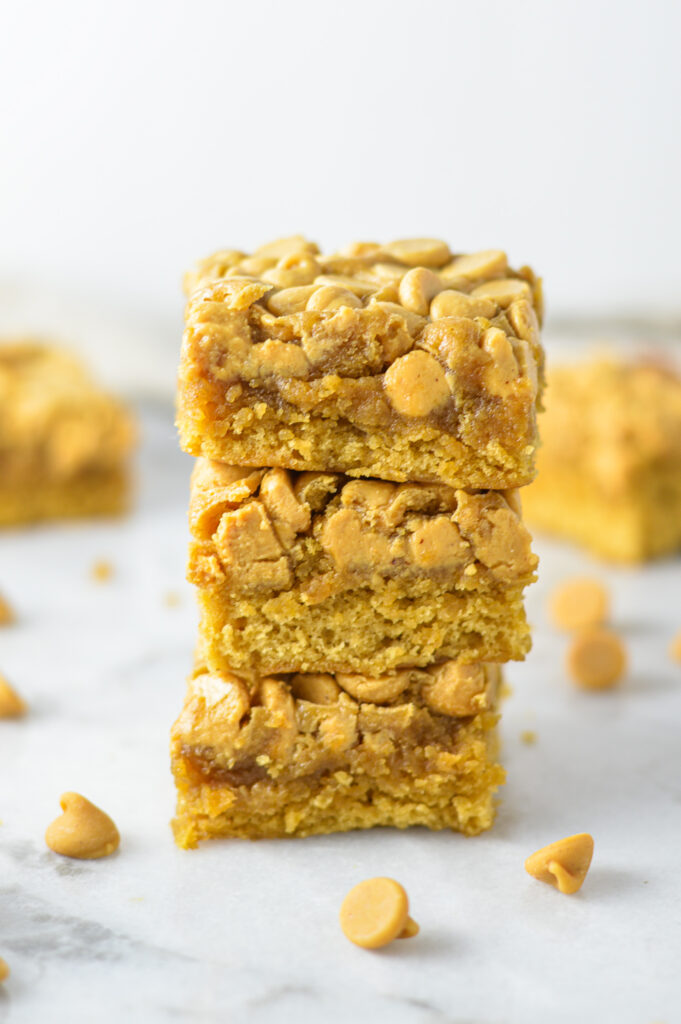 Brown Butter Peanut Butter Blondies