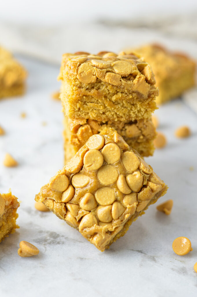 Brown Butter Peanut Butter Blondies