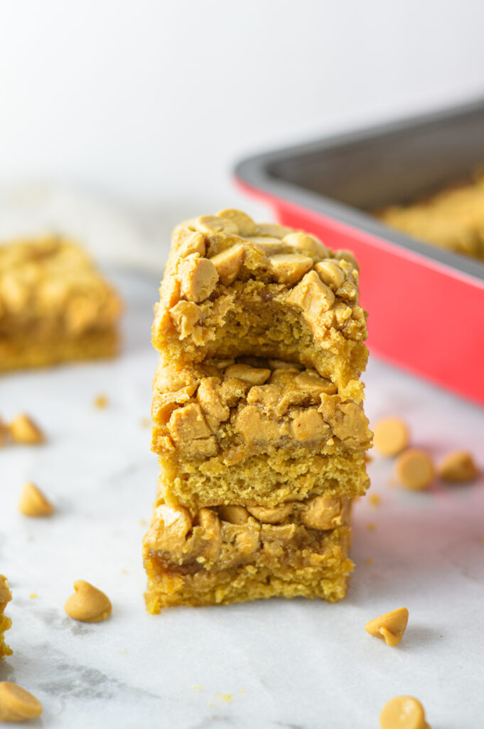 Brown Butter Peanut Butter Blondies