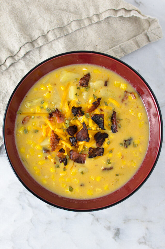 Potato Bacon and Corn Chowder