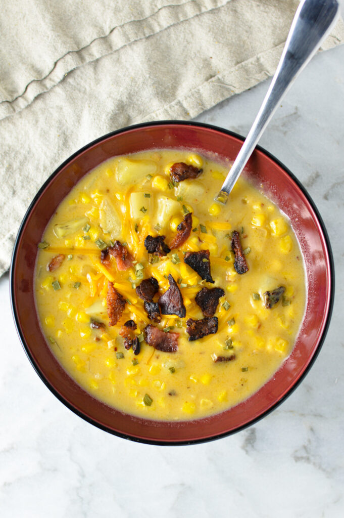 Potato Bacon and Corn Chowder