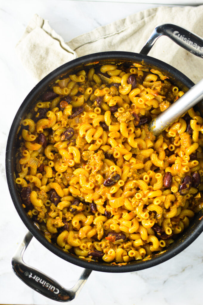 Vegan Chili Mac and Cheese