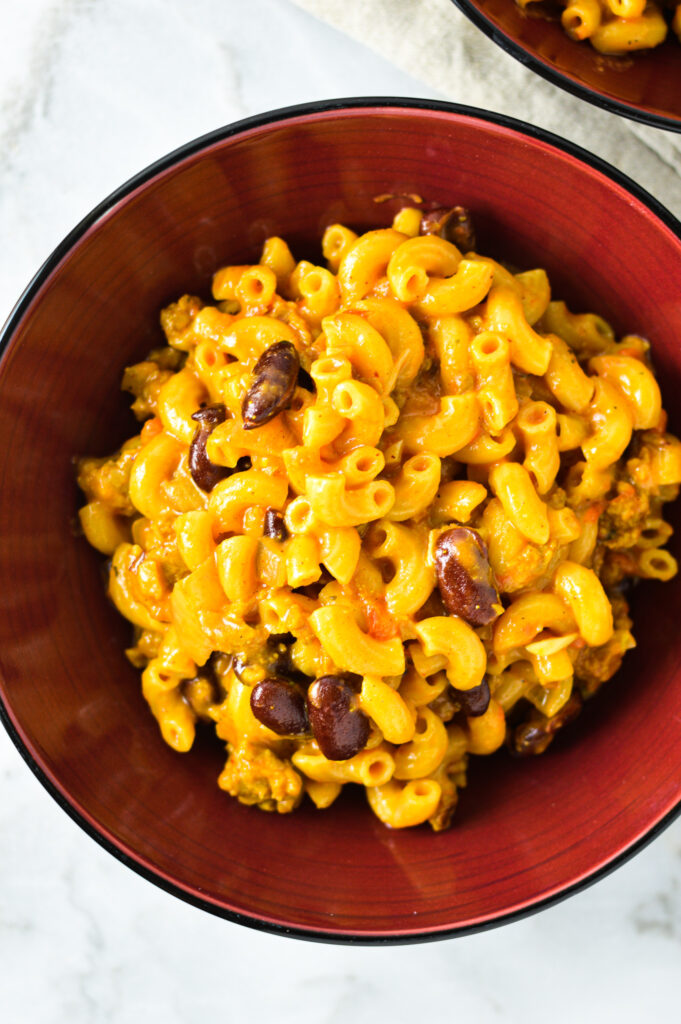 Vegan Chili Mac and Cheese