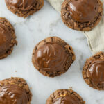 Brownie Mix Buckeye Cookies