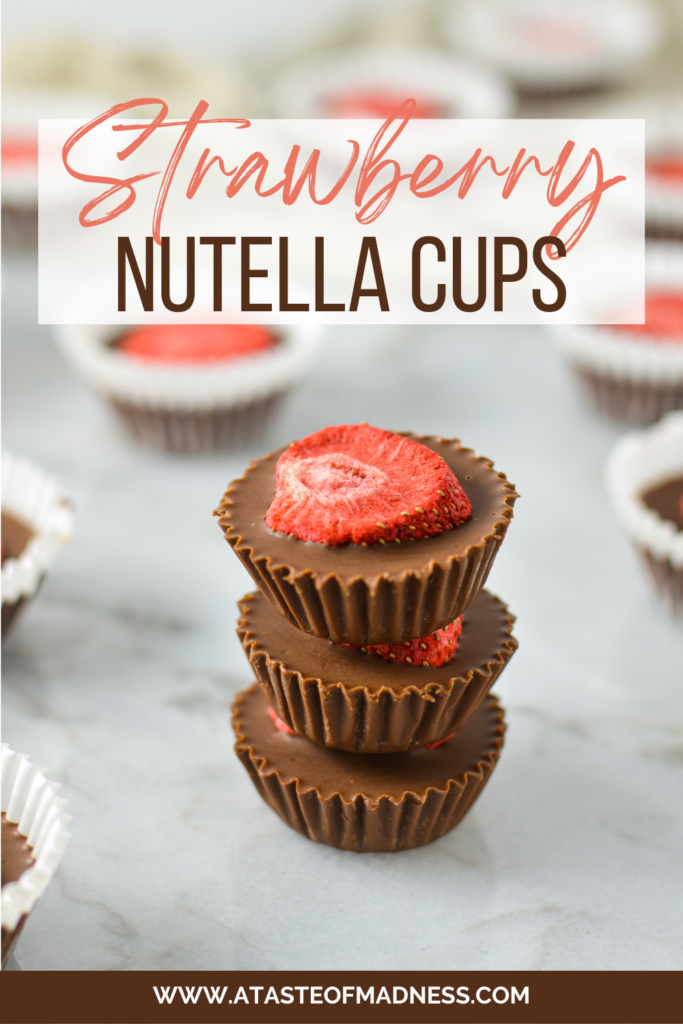 Mini Strawberry Nutella Cups