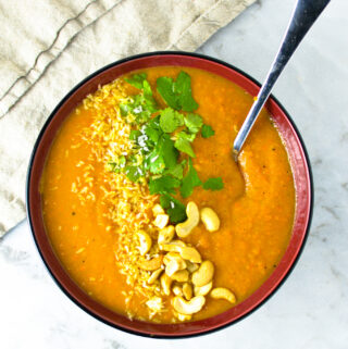 Thai Sweet Potato Carrot Soup