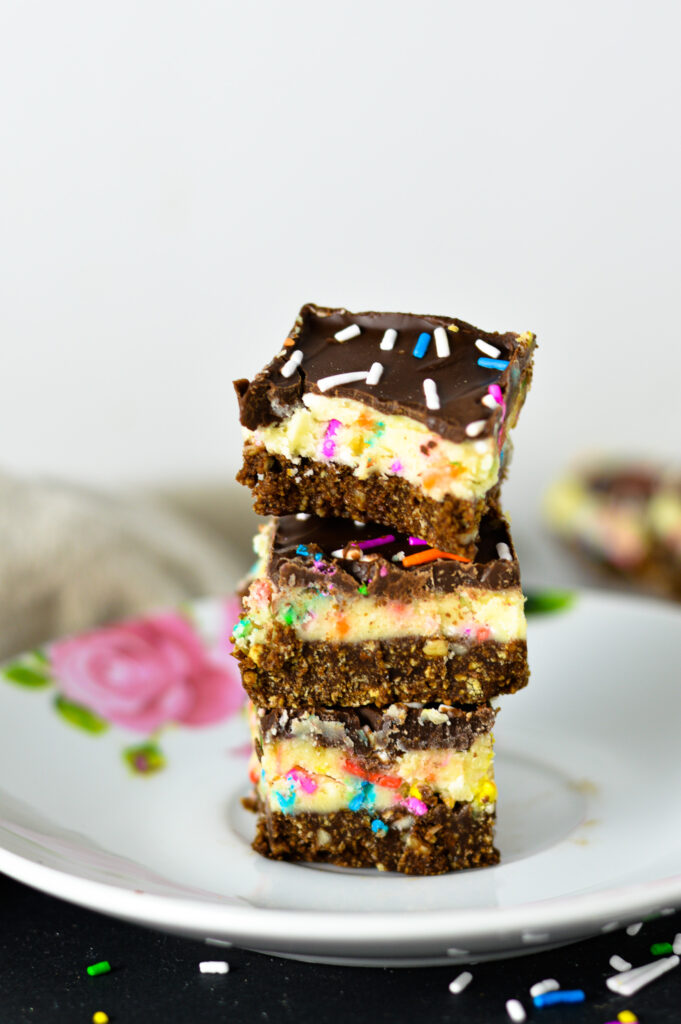 Birthday Cake Nanaimo Bars