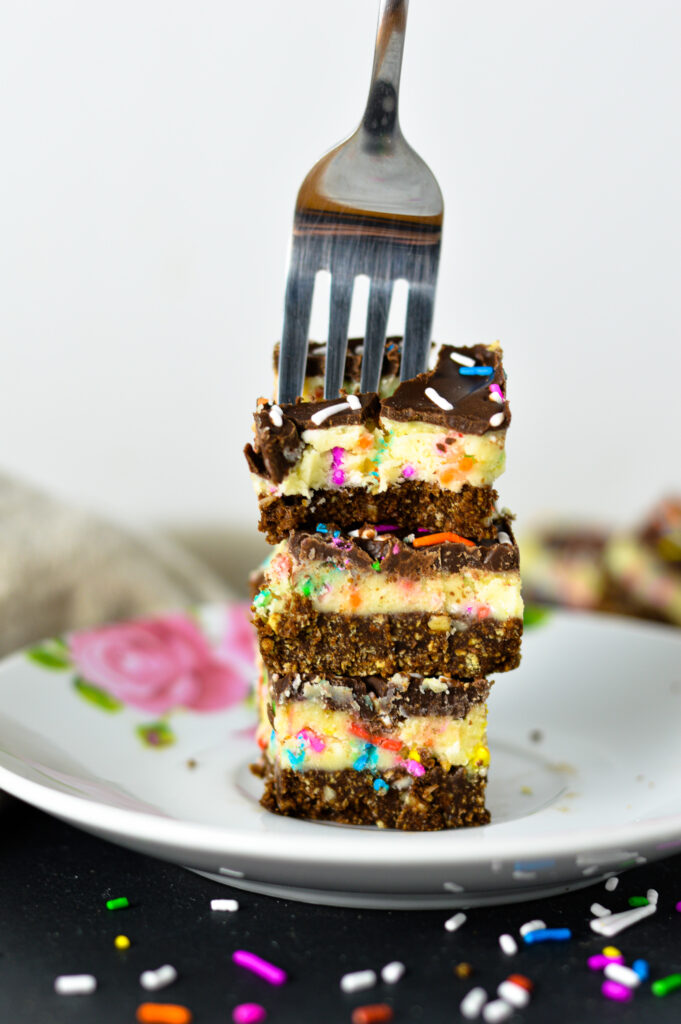 Birthday Cake Nanaimo Bars