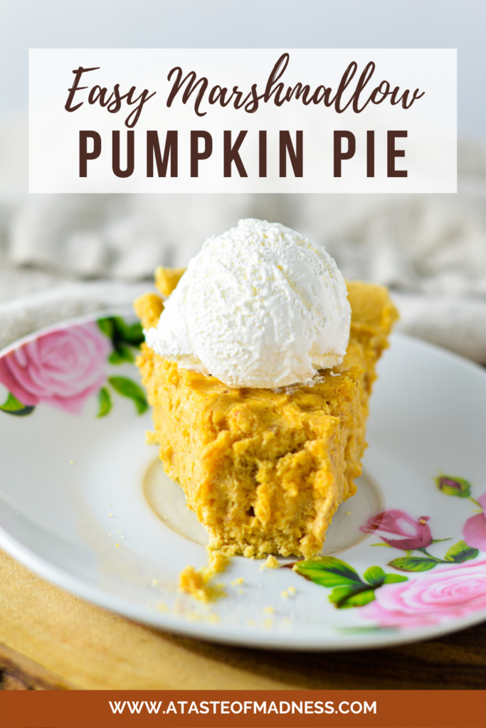 Easy Marshmallow Pumpkin Pie