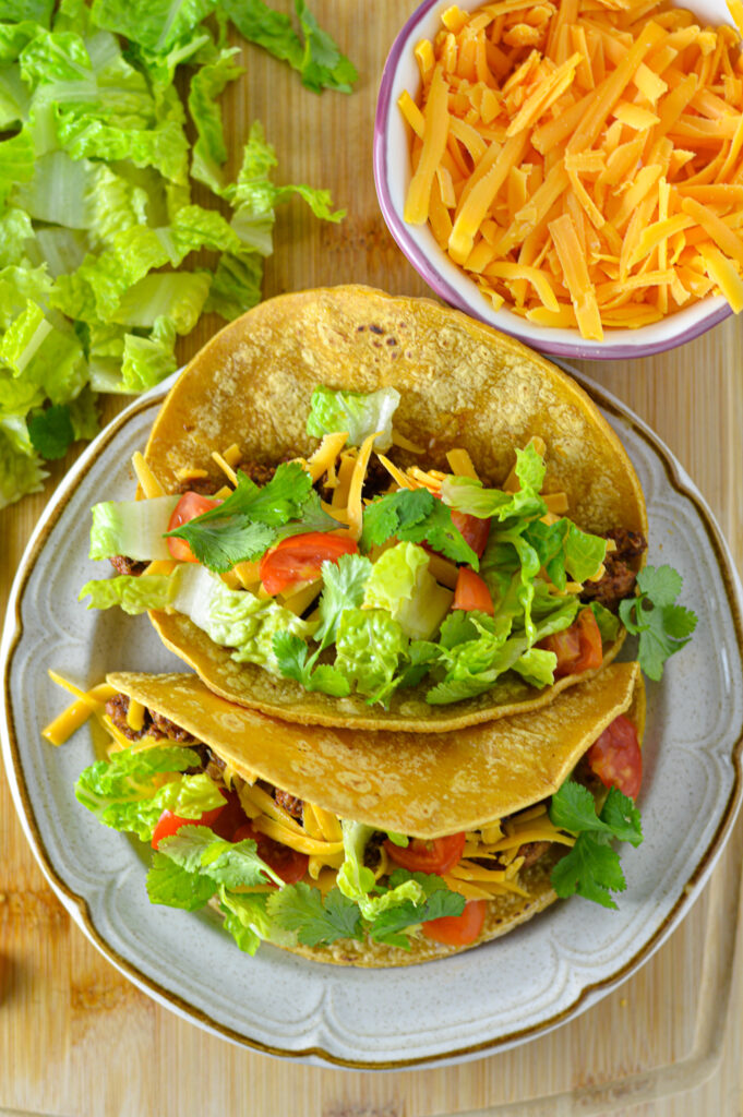 Ground Pork Tacos