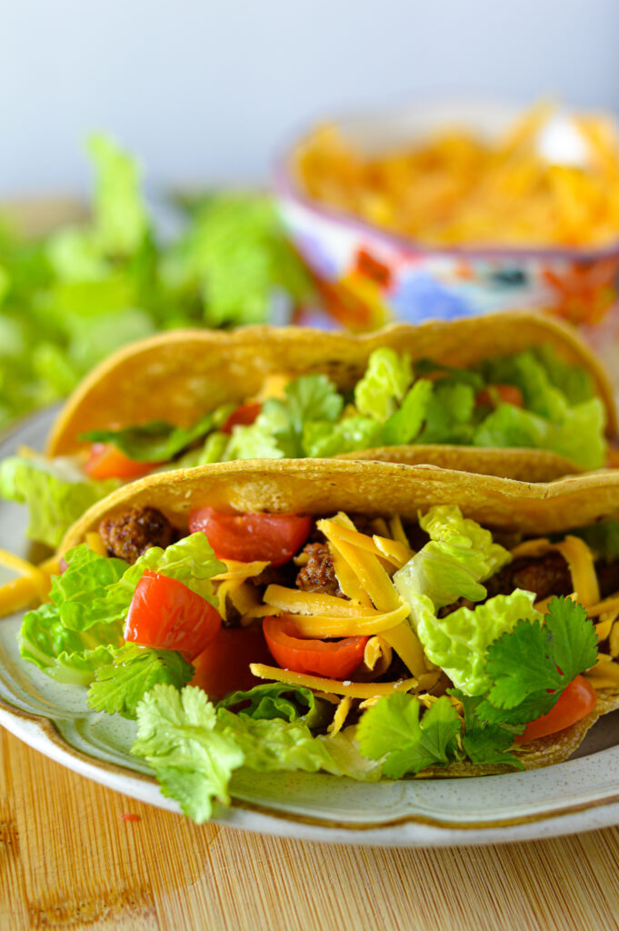 Ground Pork Tacos