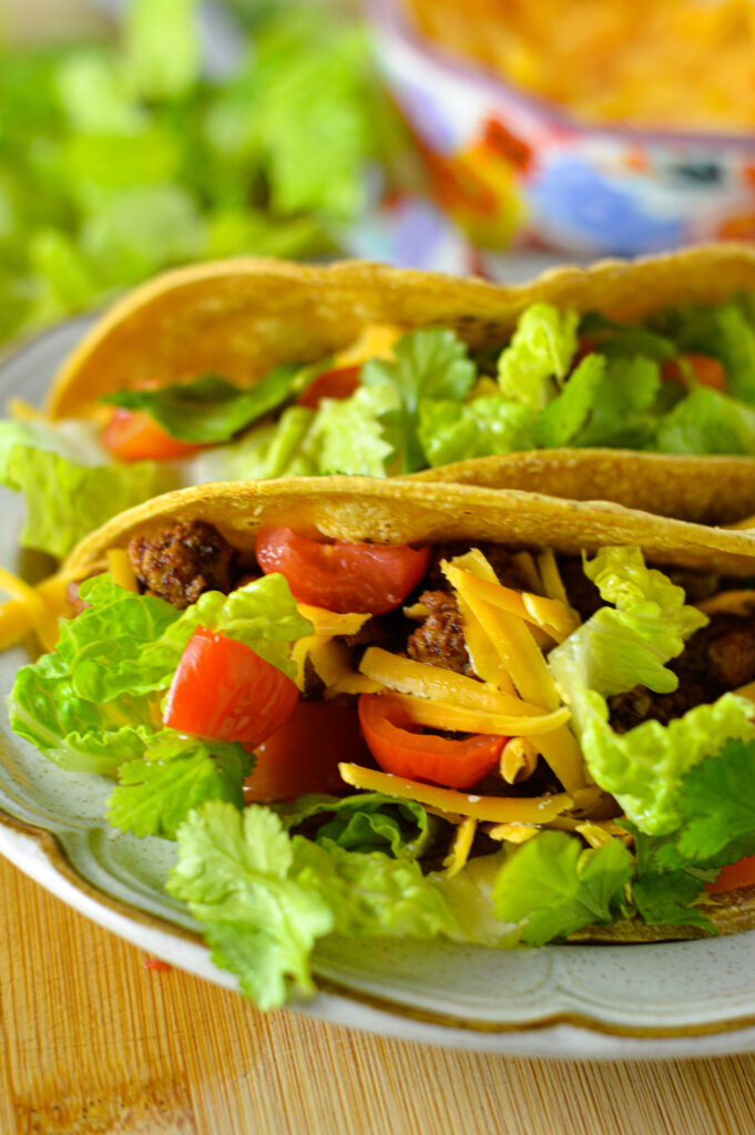 Ground Pork Tacos