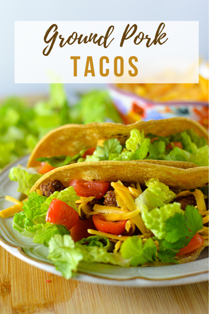 Ground Pork Tacos