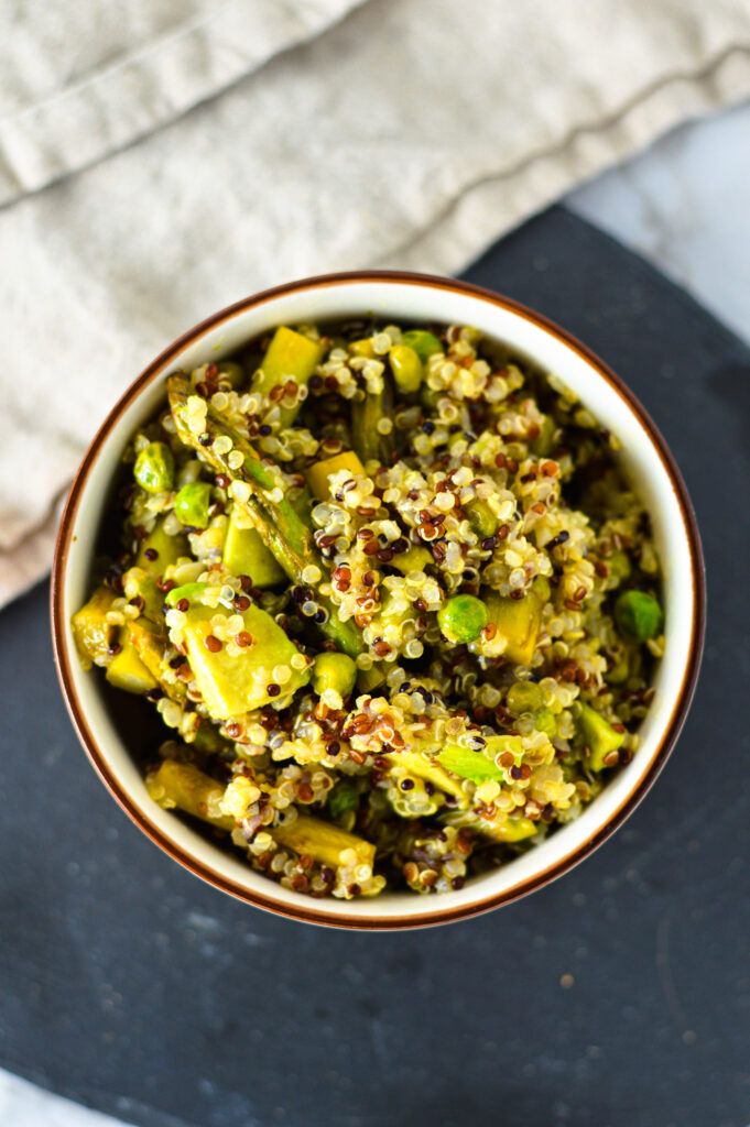 Quinoa Asparagus Salad