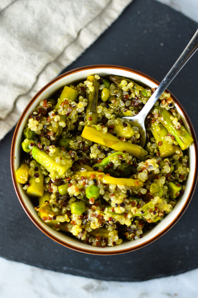 Quinoa Asparagus Salad