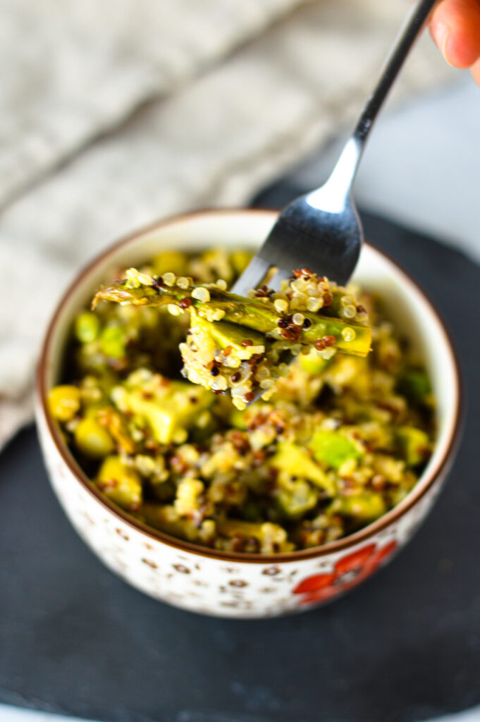 Quinoa Asparagus Salad