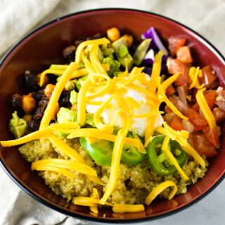 Quinoa Taco Bowls with Pico de Gallo