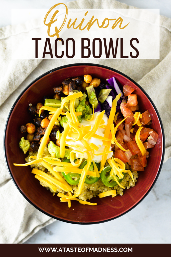 Quinoa Taco Bowls with Pico de Gallo