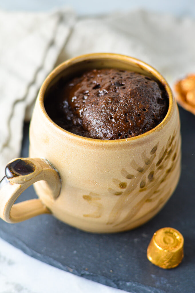 Rolo Chocolate Mug Cake