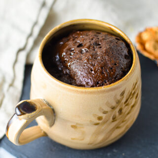 Rolo Chocolate Mug Cake