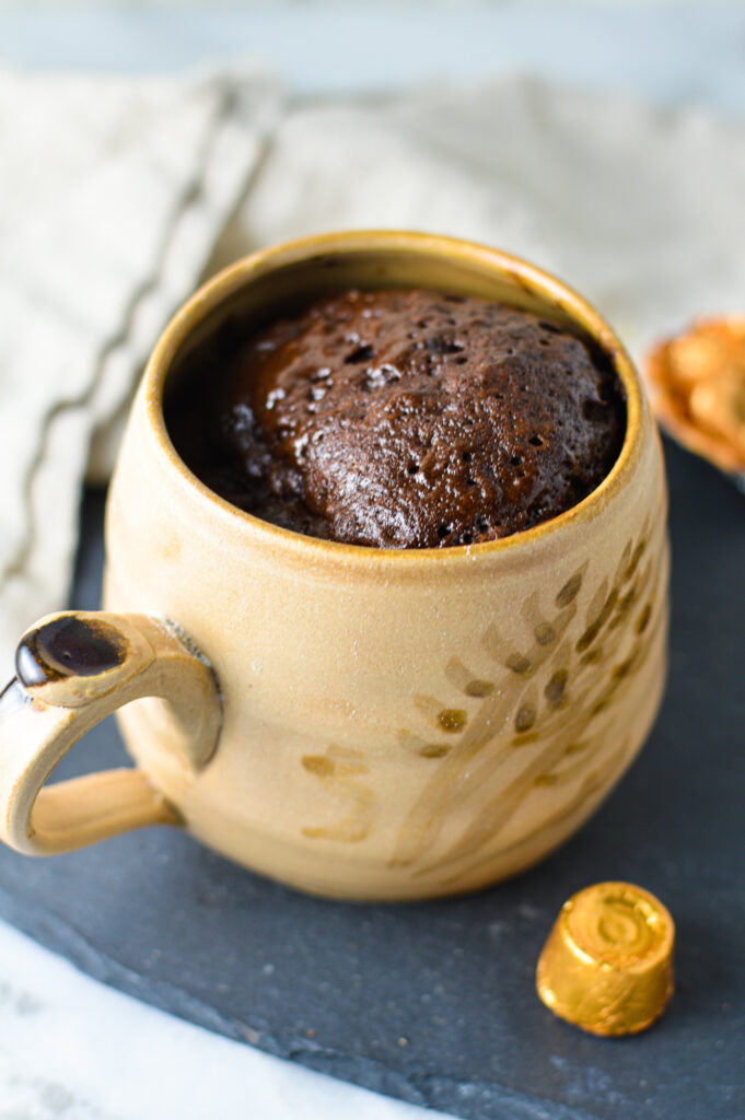 Rolo Chocolate Mug Cake