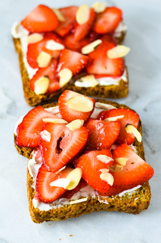 Strawberries and Cream Toast