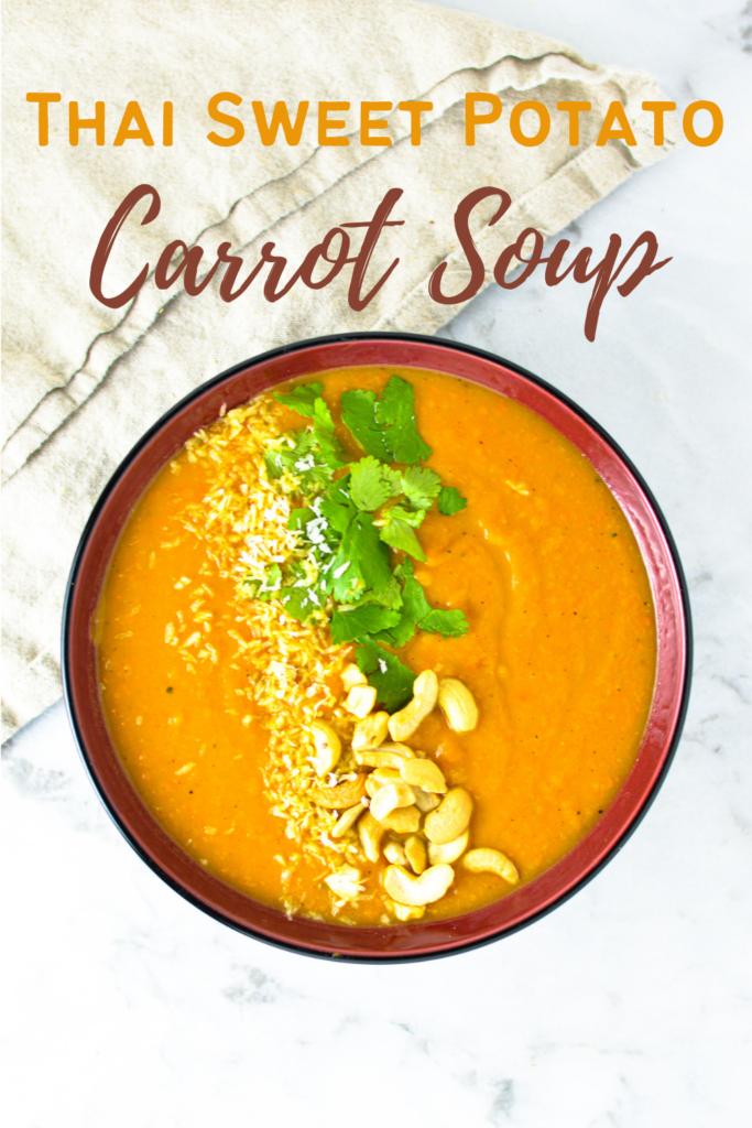 Thai Sweet Potato Carrot Soup