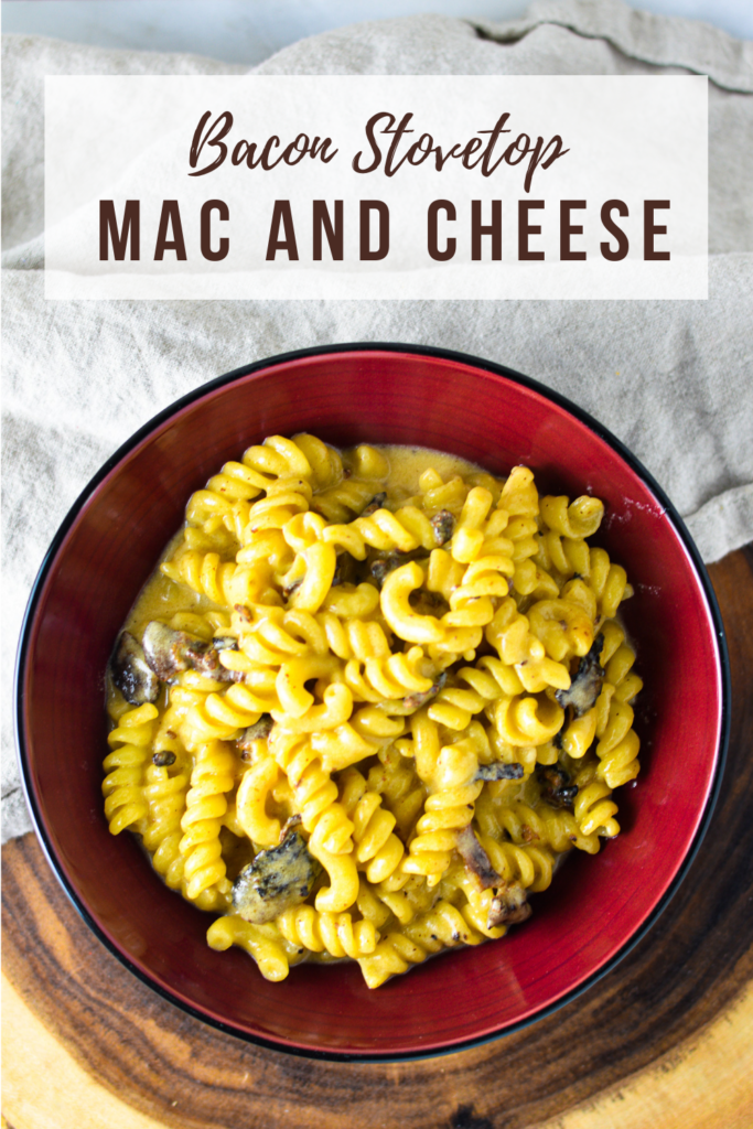 Bacon Stovetop Mac and Cheese