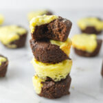 Cheesecake Brownie Bites