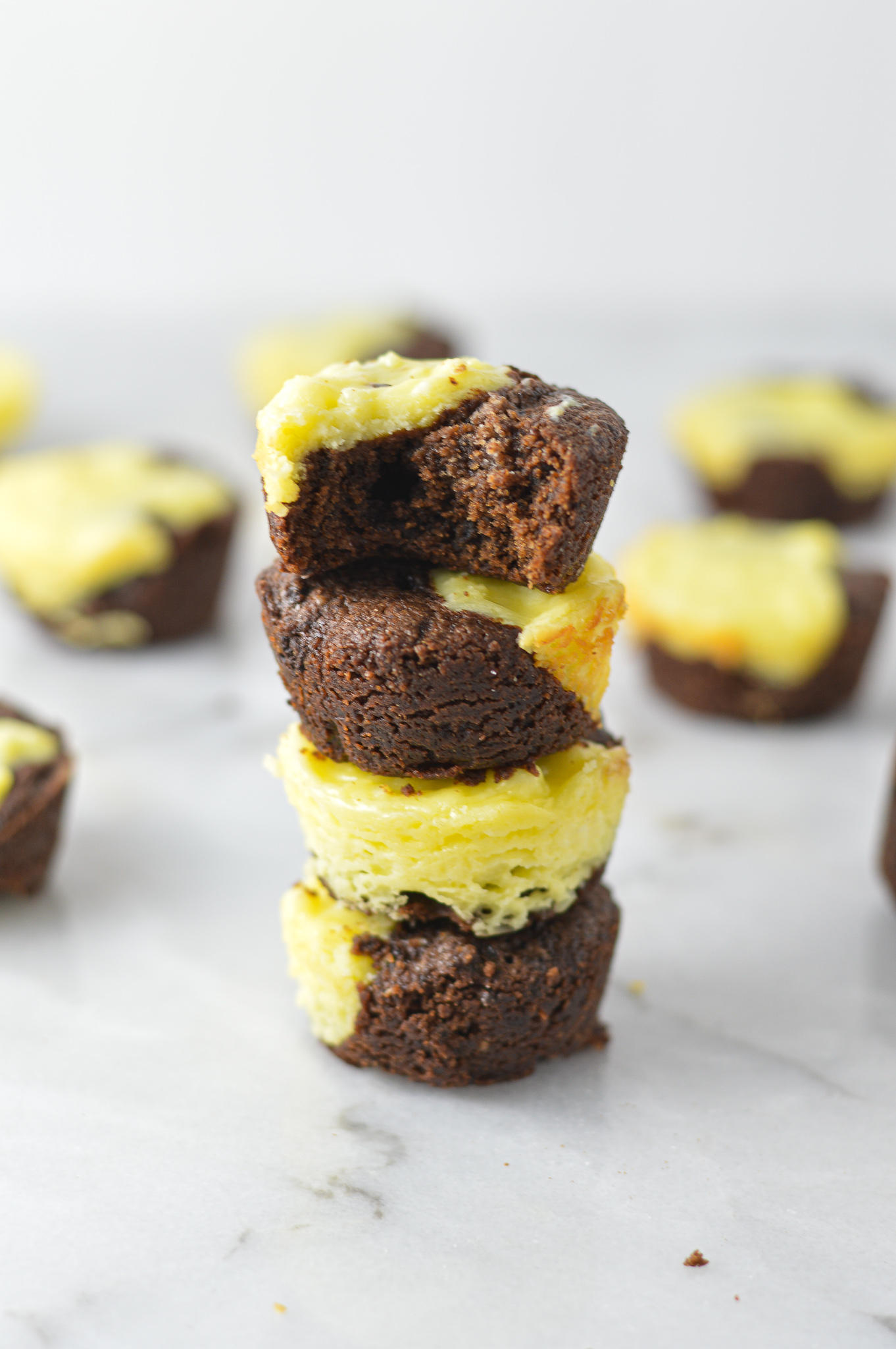 Cheesecake Brownie Bites