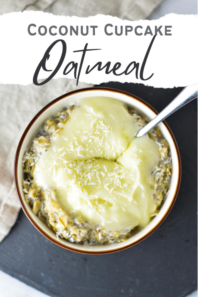 Coconut Cupcake Oatmeal