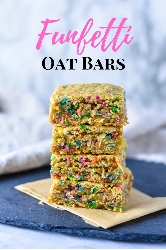 Funfetti Oat Bars