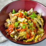 Ground Beef Egg Roll in a Bowl