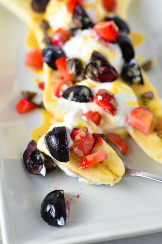 Healthy Banana Split