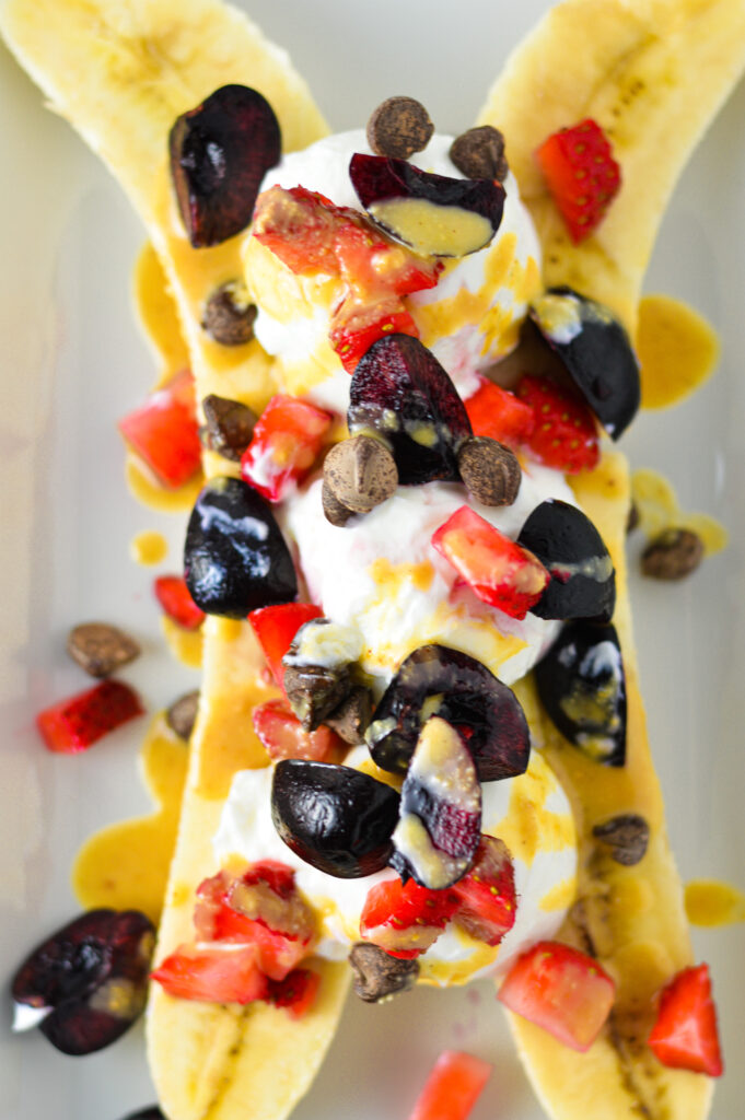 Healthy Banana Split