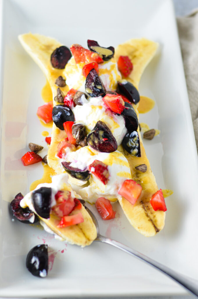 Healthy Banana Split