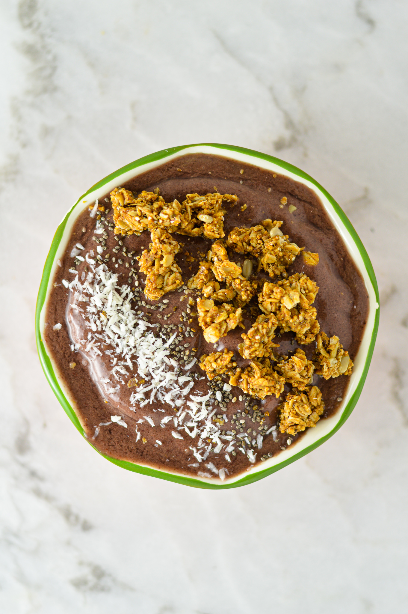 Cherry Berry Superfoods Protein Smoothie Bowl