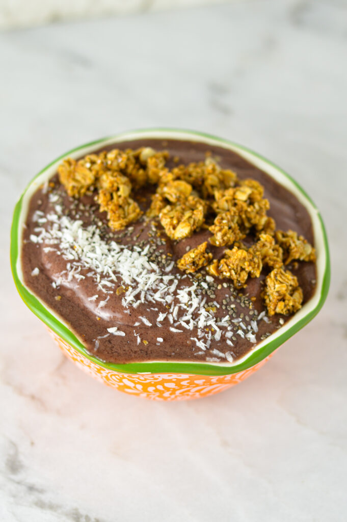 Cherry Berry Superfoods Protein Smoothie Bowl