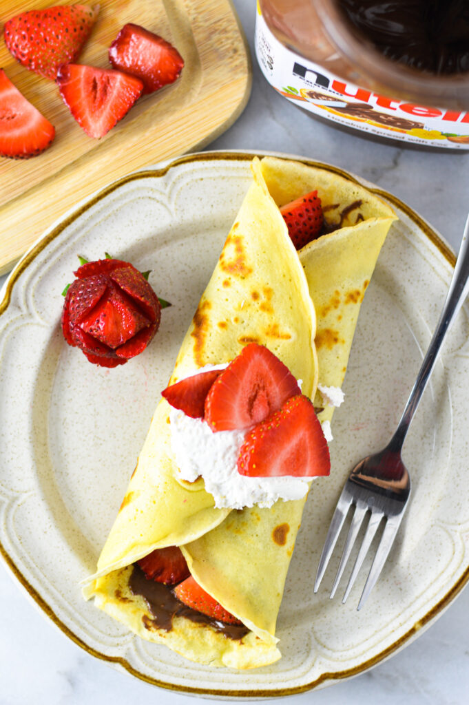 Strawberry Nutella Crepes