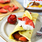 Strawberry Nutella Crepes