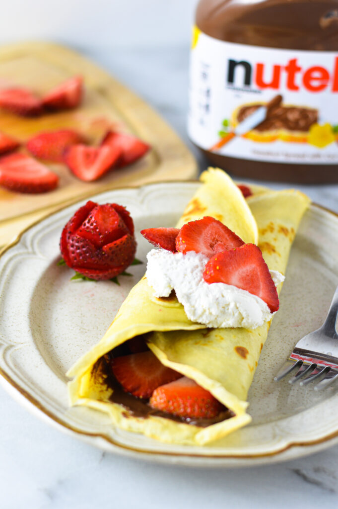 Strawberry Nutella Crepes