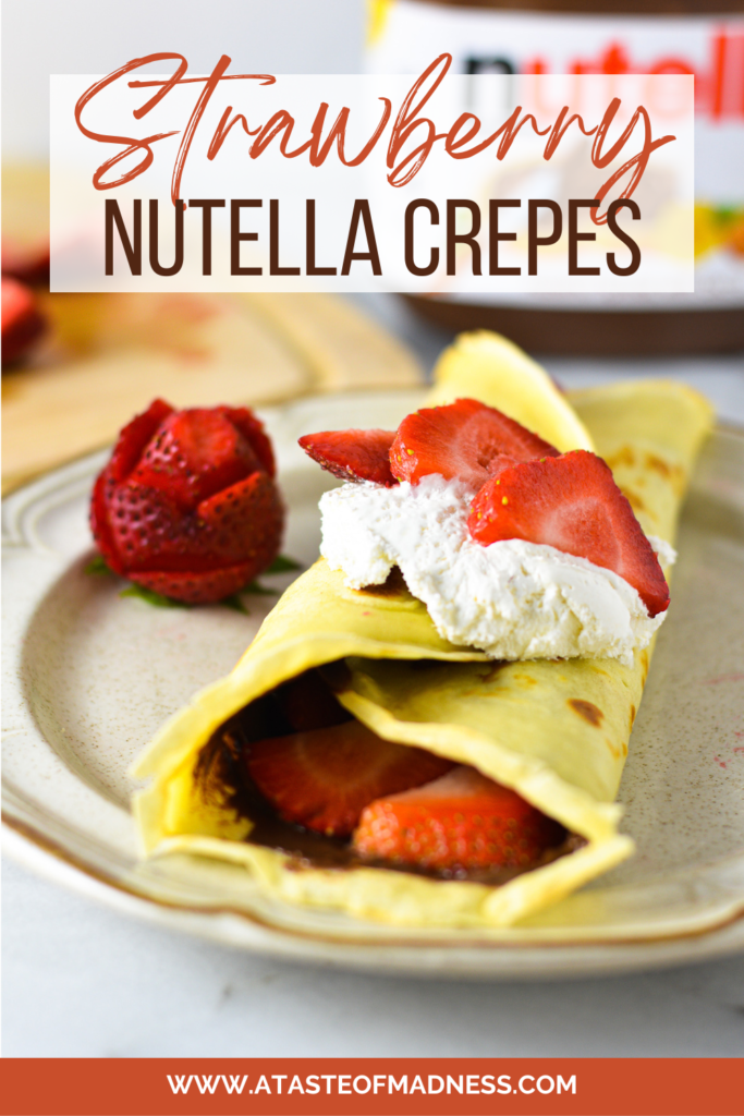 Strawberry Nutella Crepes