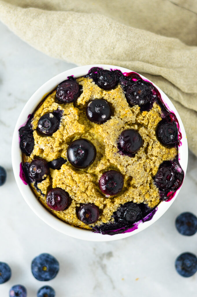 Blueberry Muffin Blended Baked Oats