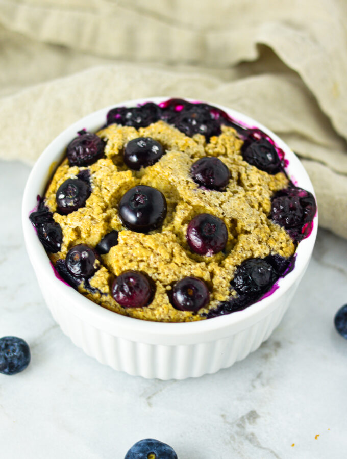 Blueberry Muffin Blended Baked Oats