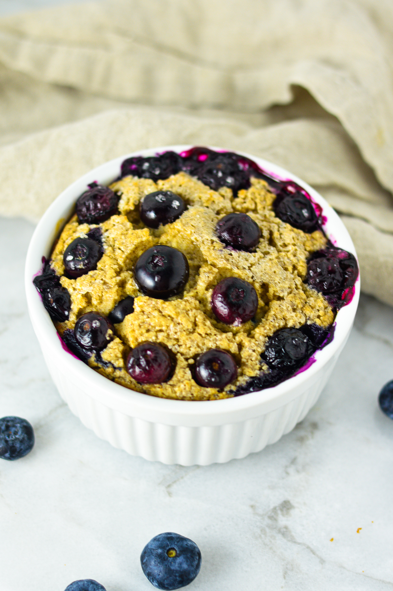 Blueberry Muffin Blended Baked Oats