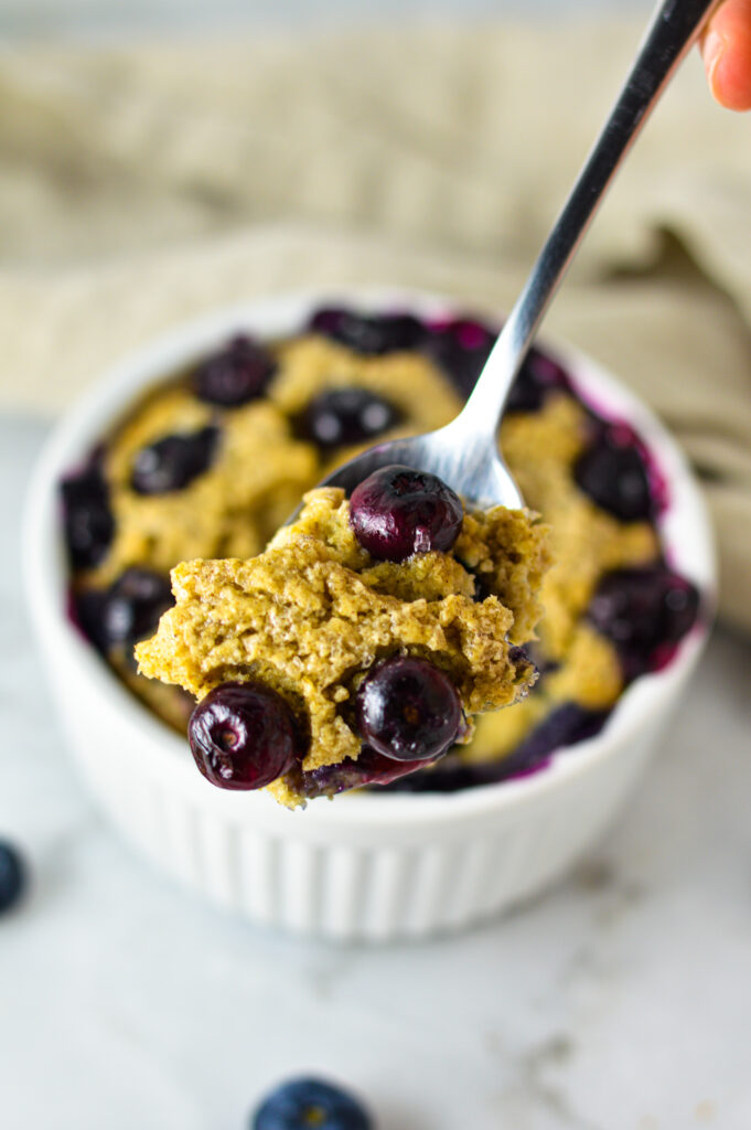 Blueberry Muffin Blended Baked Oats