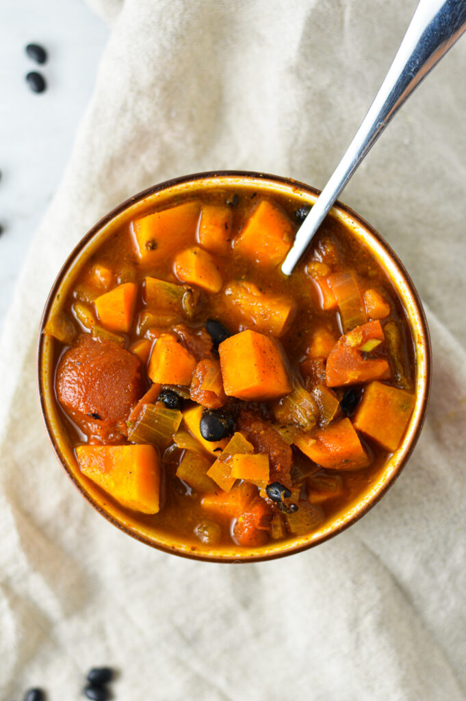 Black Bean Sweet Potato Soup