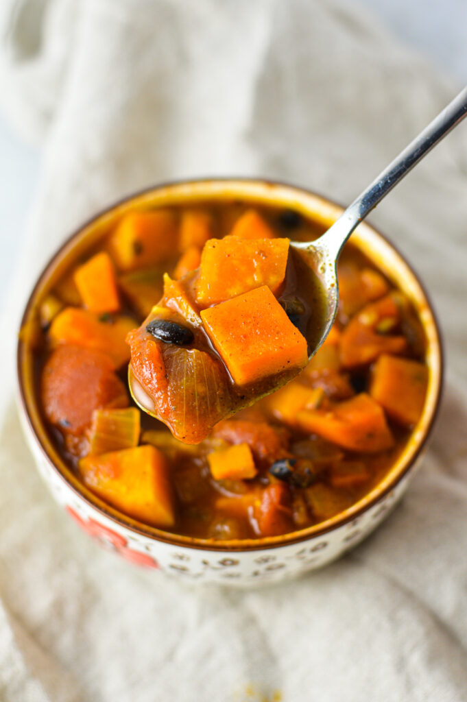 Black Bean Sweet Potato Soup