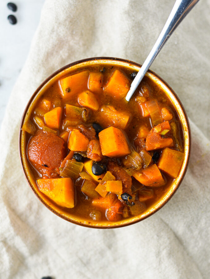 Black Bean Sweet Potato Soup